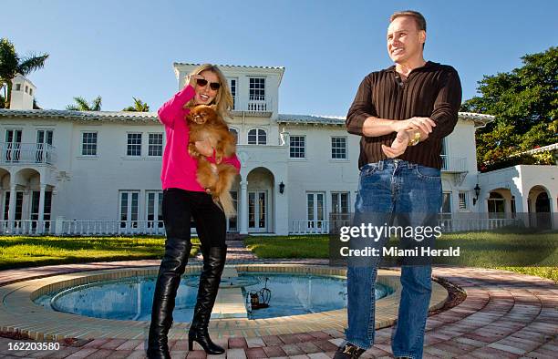 Dr. Leonard Hochstein, right, and his wife, Lisa Hochstein, of "The Real Housewives of Miami," bought a mansion on Star Island that is literally...