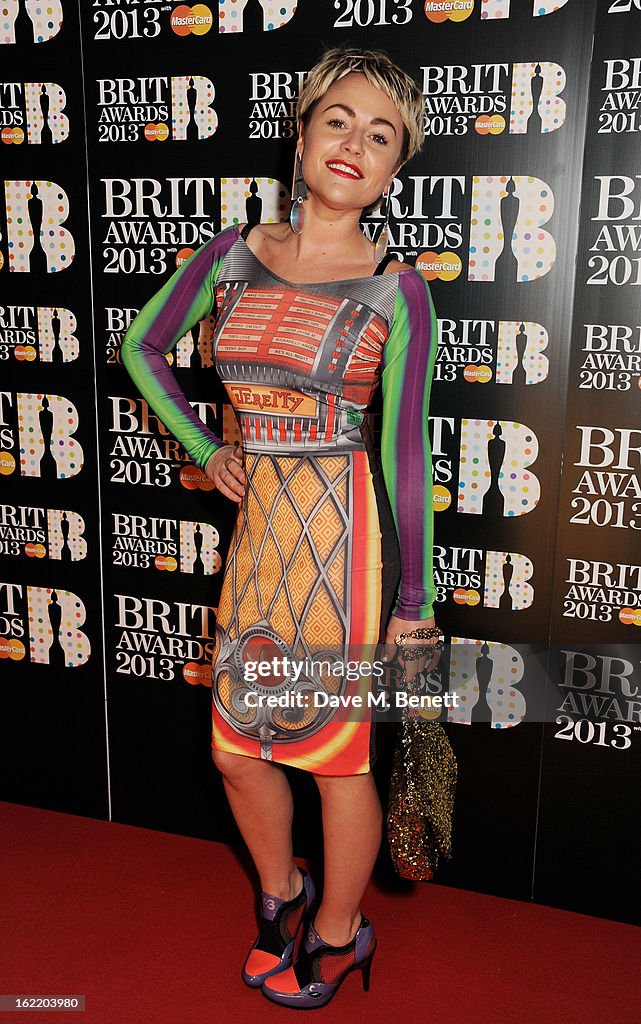 Brit Awards 2013 - Inside Arrivals