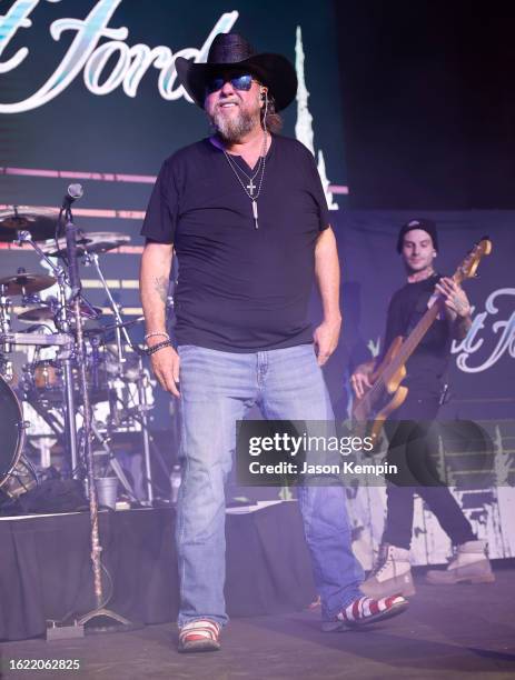 Colt Ford performs at Skydeck at Assembly Food Hall on August 17, 2023 in Nashville, Tennessee.