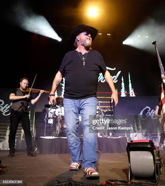 Colt Ford performs at Skydeck at Assembly Food Hall on August 17, 2023 in Nashville, Tennessee.