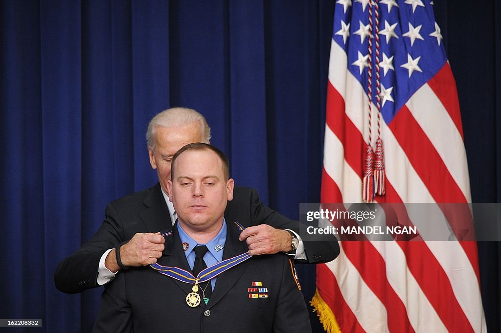 US-AWARD-MEDAL OF VALOR-BIDEN-DEMONTREUX 