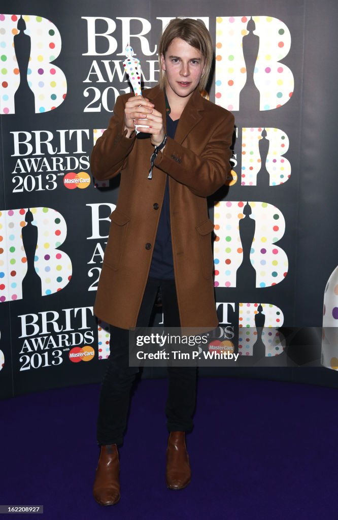 Brit Awards 2013 - Press Room
