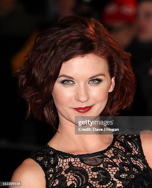 Actress Natasha Leigh attends the UK Premiere of 'Arbitrage' at Odeon West End on February 20, 2013 in London, England.