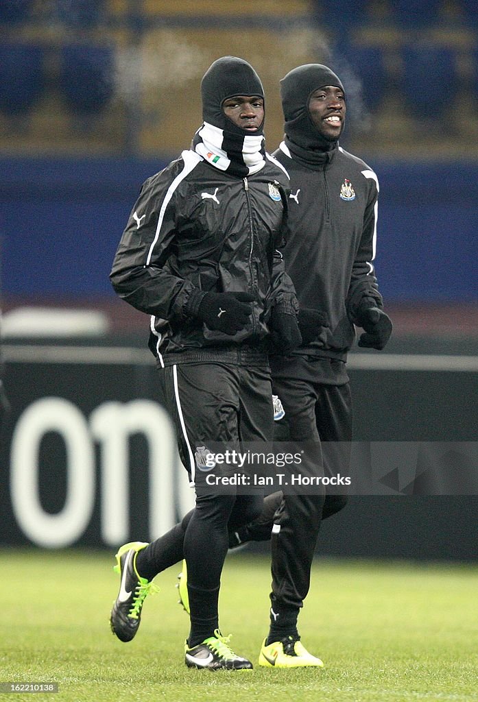 Newcastle United Training Session /Press Conference