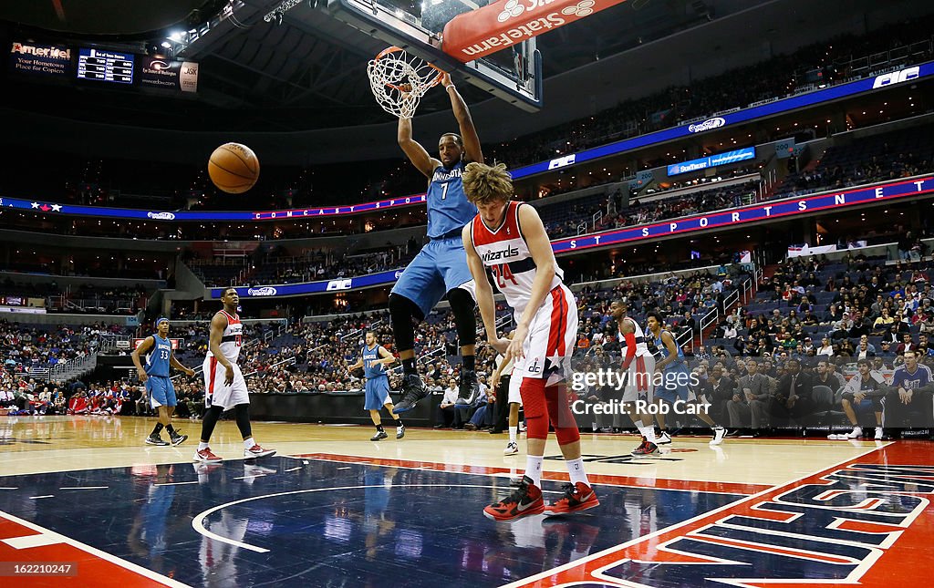 Minnesota Timberwolves v Washington Wizards