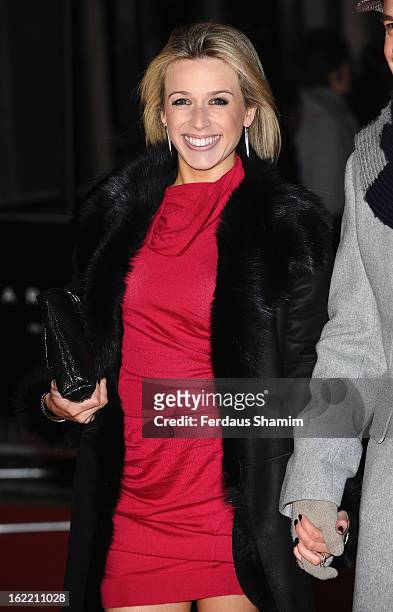 Lara Lewington attends the UK Premiere of 'Arbitrage' at Odeon West End on February 20, 2013 in London, England.