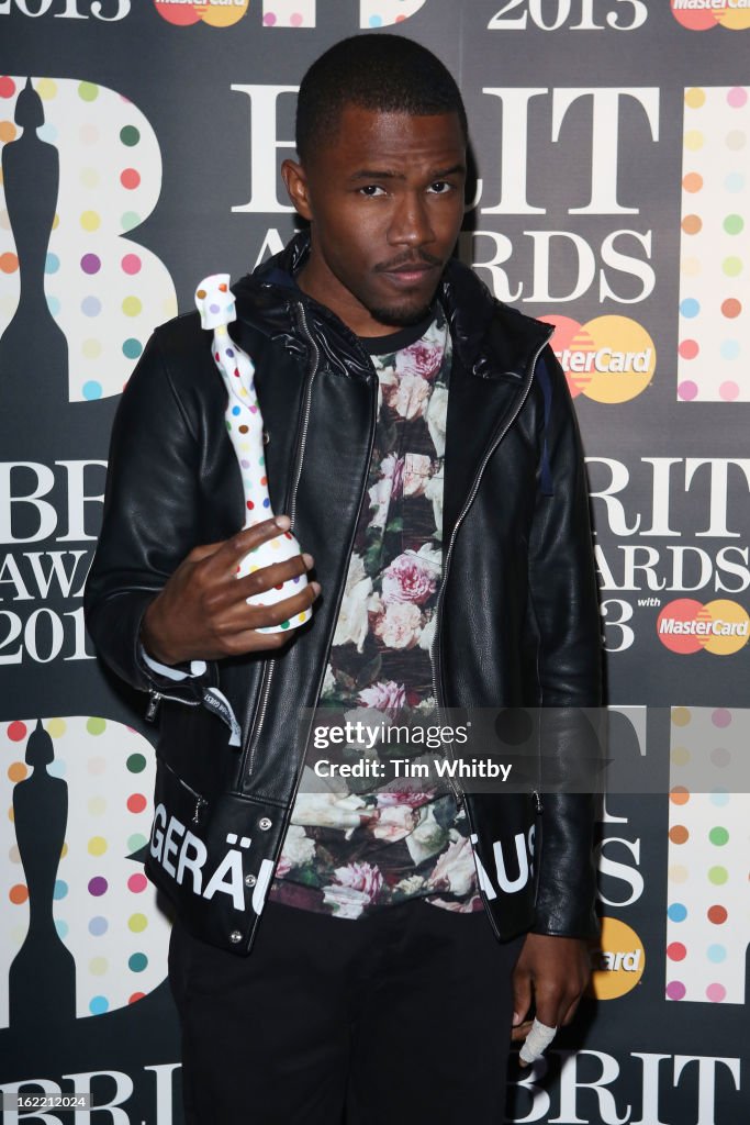 Brit Awards 2013 - Press Room