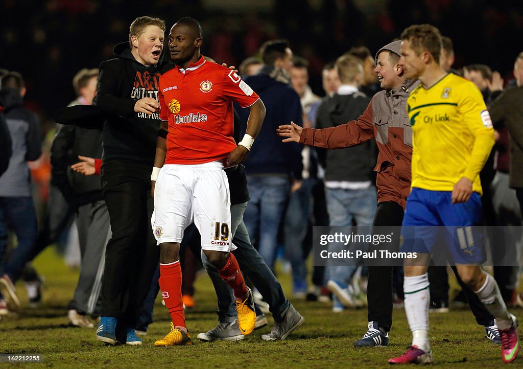 Crewe Alexandra v Coventry City - Johnstone's Paint Trophy Northern Section Final