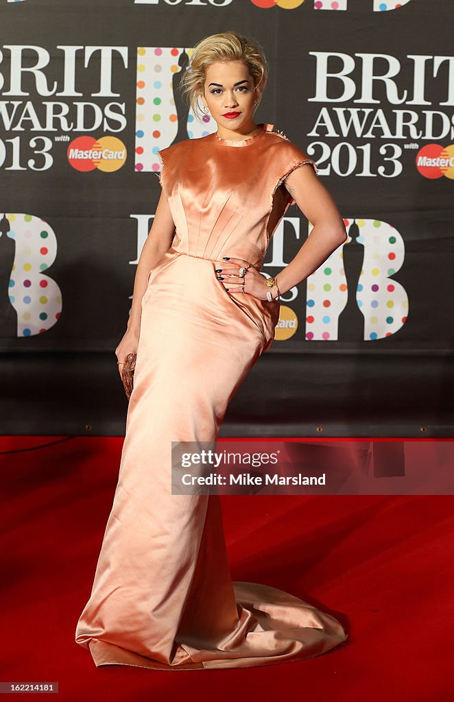 Brit Awards - Red Carpet Arrivals