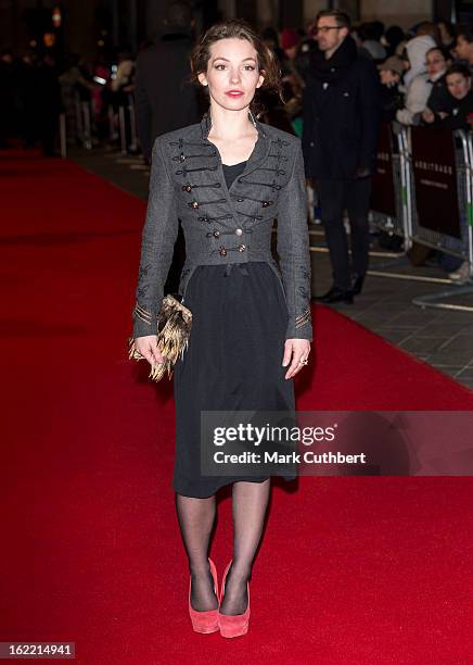 Perdita Weeks attends the UK Premiere of 'Arbitrage' at Odeon West End on February 20, 2013 in London, England.