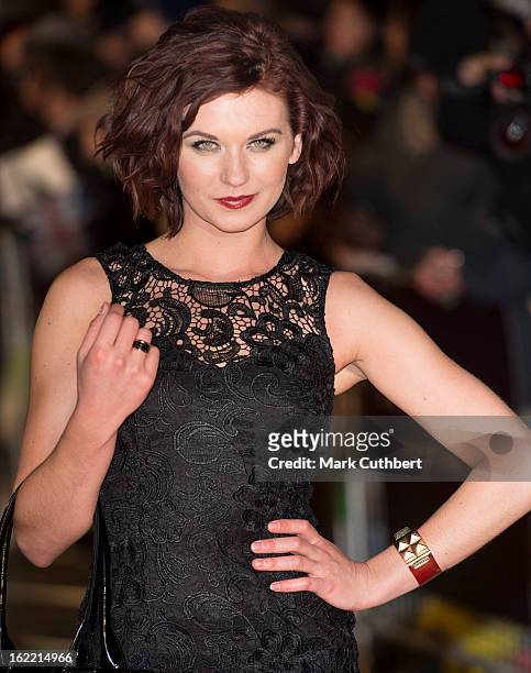Natasha Leigh attends the UK Premiere of 'Arbitrage' at Odeon West End on February 20, 2013 in London, England.