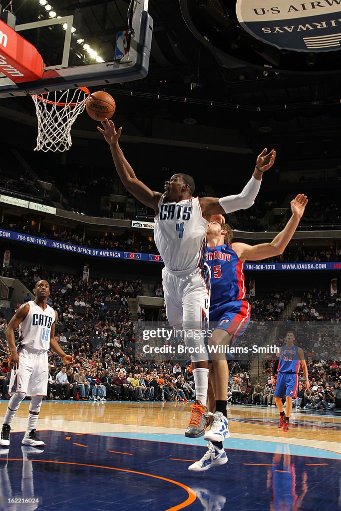 Detroit Pistons v Charlotte Bobcats