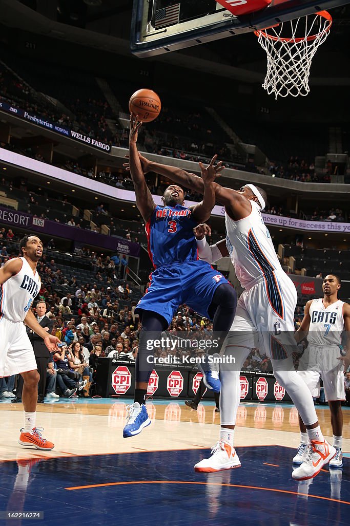 Detroit Pistons v Charlotte Bobcats