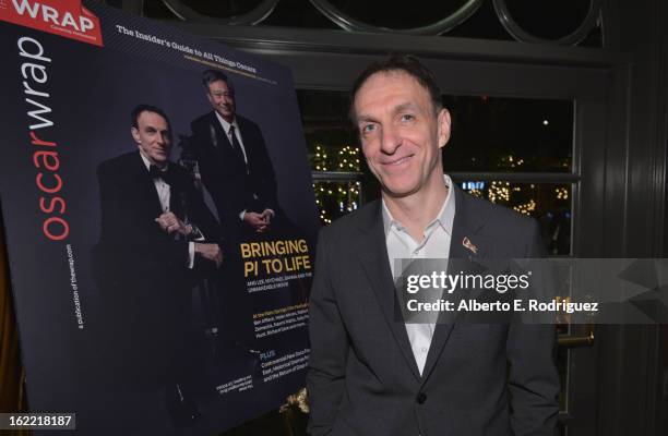 Composer Mychael Danna attends TheWrap 4th Annual Pre-Oscar Party at Four Seasons Hotel Los Angeles at Beverly Hills on February 20, 2013 in Beverly...