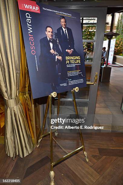 General view of atmosphere at TheWrap 4th Annual Pre-Oscar Party at Four Seasons Hotel Los Angeles at Beverly Hills on February 20, 2013 in Beverly...