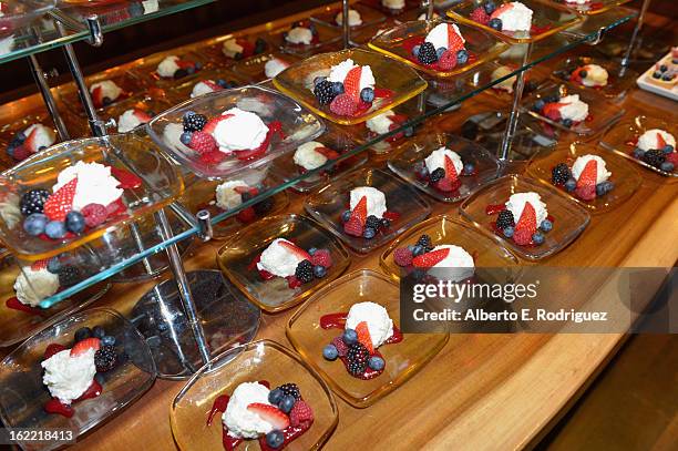 General view of atmosphere at TheWrap 4th Annual Pre-Oscar Party at Four Seasons Hotel Los Angeles at Beverly Hills on February 20, 2013 in Beverly...