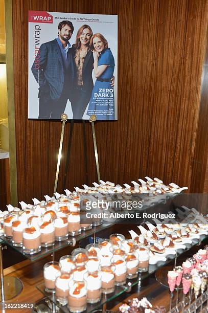 General view of atmosphere at TheWrap 4th Annual Pre-Oscar Party at Four Seasons Hotel Los Angeles at Beverly Hills on February 20, 2013 in Beverly...