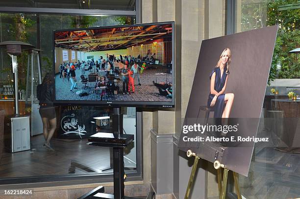 General view of atmosphere at TheWrap 4th Annual Pre-Oscar Party at Four Seasons Hotel Los Angeles at Beverly Hills on February 20, 2013 in Beverly...