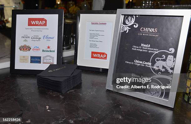 General view of atmosphere at TheWrap 4th Annual Pre-Oscar Party at Four Seasons Hotel Los Angeles at Beverly Hills on February 20, 2013 in Beverly...