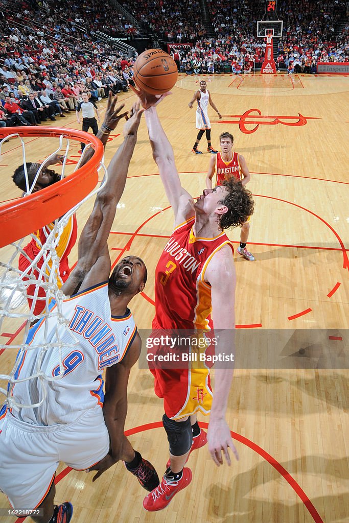 Oklahoma City Thunder v Houston Rockets