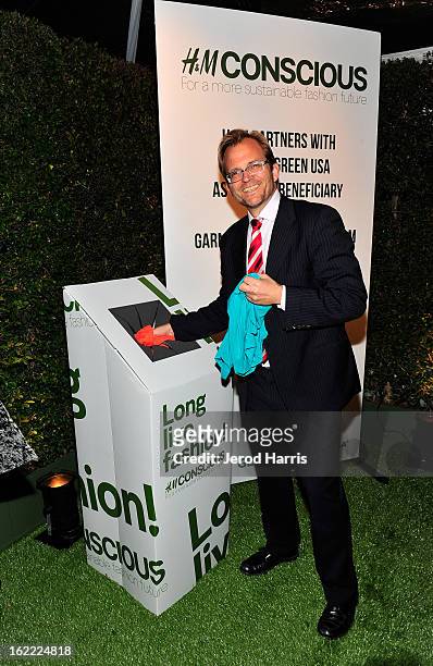 Matt Petersen, CEO of Global Green attends Global Green USA's 10th Anniversary Pre-Oscar Party sponsored by H&M at Avalon on February 20, 2013 in...