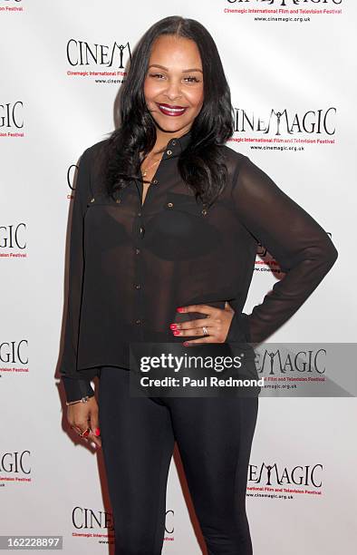 Recording artist Samantha Mumba arrives at the 4th Annual LA Cinemagic International Film And Television Festival opening reception at the Fairmont...