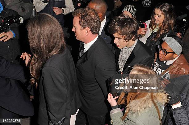 Harry Styles sighting at the Arts Club for the Sony BRITS after party on February 20, 2013 in London, England.