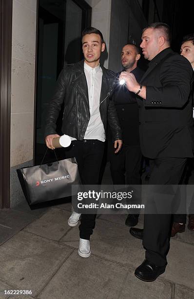 Liam Payne sighting at the Arts Club for the Sony BRITS after party on February 20, 2013 in London, England.