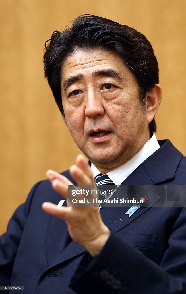 Prime Minister Shizo Abe Interview