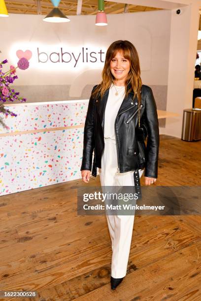 Ashley Tisdale attends the Babylist Flagship Showroom VIP event on August 17, 2023 in Beverly Hills, California.