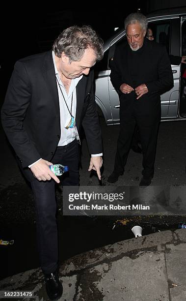 Sir Tom Jones at The Kentish Town forum for Justin Timberlakes live show on February 20, 2013 in London, England.