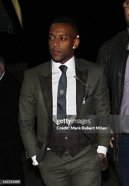 Oritse Williams at The Kentish Town forum for Justin Timberlakes live show on February 20, 2013 in London, England.