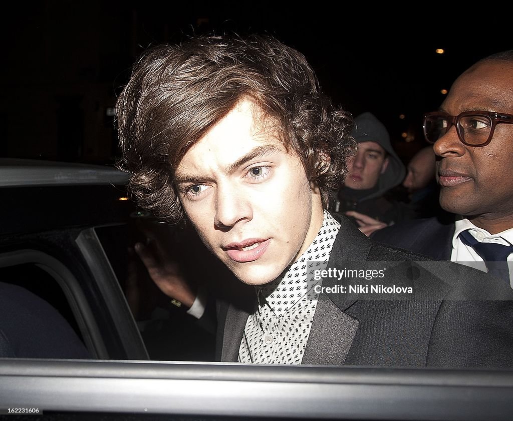 The BRIT Awards 2013 - Sony Aftershow Sighting In London - February 20, 2013