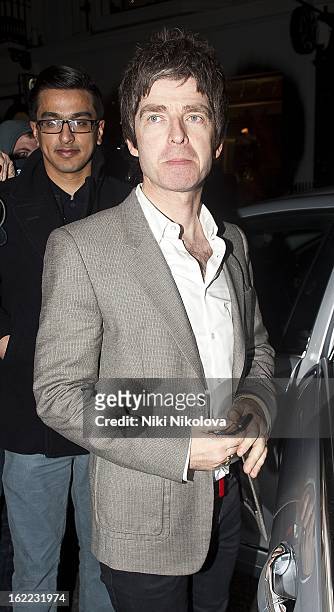 Noel Gallagher sighting on February 20, 2013 in London, England.