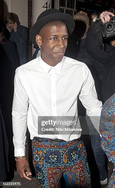 Labrinth sighting on February 20, 2013 in London, England.