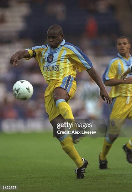 Frank Sinclair of Chelsea in action during the pre-season friendly match against West Bromwich Albion at The Hawthorns in West Bromwich, Birmingham,...