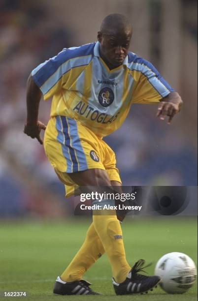 Frank Sinclair of Chelsea in action during the pre-season friendly match against West Bromwich Albion at The Hawthorns in West Bromwich, Birmingham,...