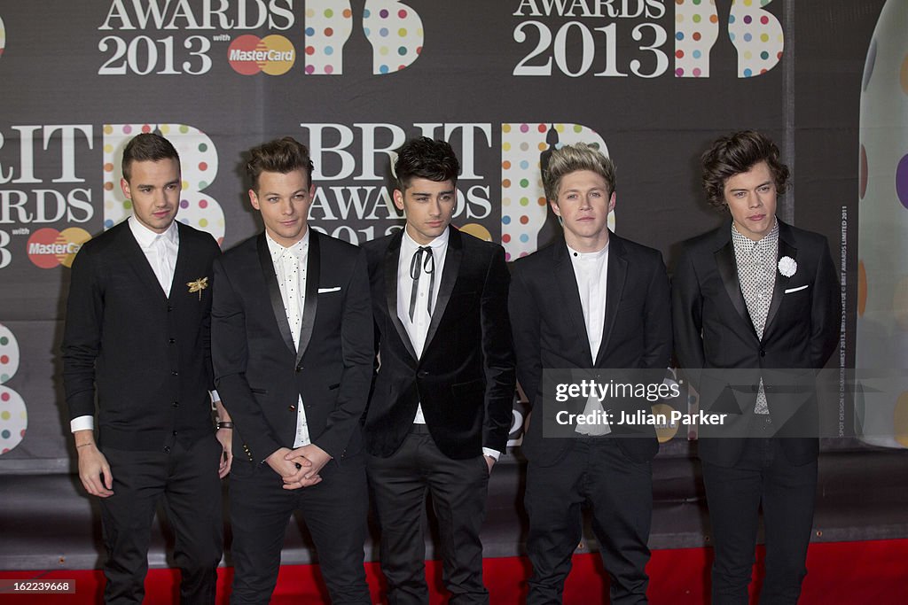 Brit Awards 2013 - Red Carpet Arrivals