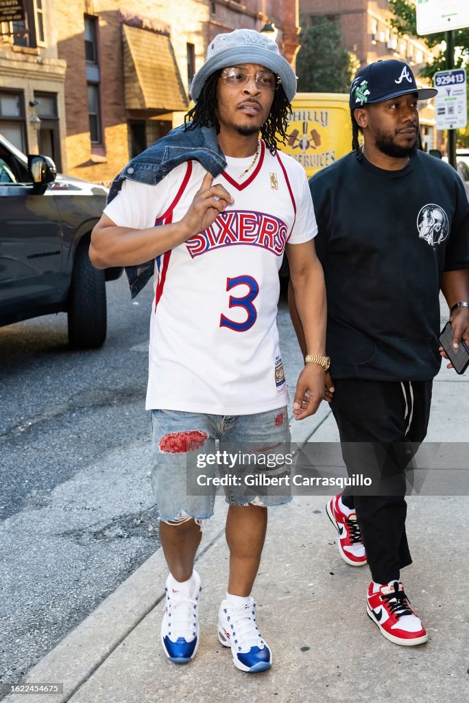 2 Tap Rapper Rapper T.I. is seen arriving to the Tip