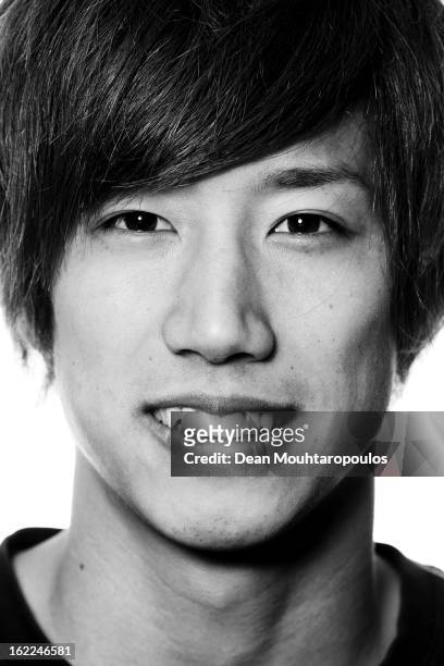 Yuki Otsu of Japan and VVV Venlo poses during a Feature Shoot at the Seacon Stadion De Koel on January 25, 2013 in Venlo, Netherlands.
