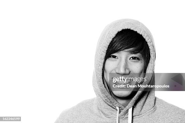 Yuki Otsu of Japan and VVV Venlo poses during a Feature Shoot at the Seacon Stadion De Koel on January 25, 2013 in Venlo, Netherlands.