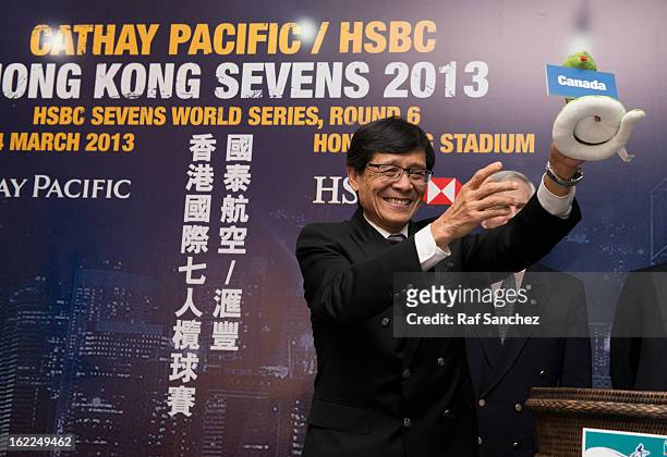 Pang Chung, Honorary Secretary General of the Sports Federation & Olympic Committee of Hong Kong China selects a team during the Cathay Pacific/HSBC...