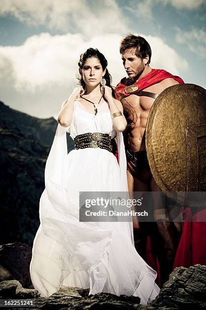 farewell with talisman - greece costume stock pictures, royalty-free photos & images