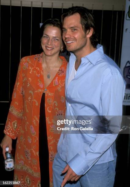 Alexis Knief and Timothy Olyphant attend the premiere of "The Broken Hearts Club: A Romantic Comedy" on July 17, 2000 at the Egytpian Theater in...