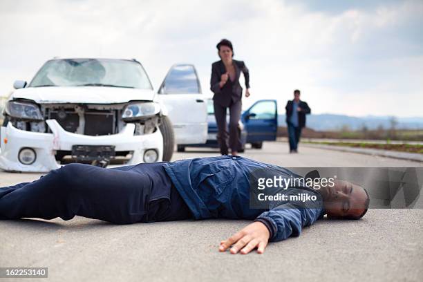 road accident - of dead people in car accidents stock pictures, royalty-free photos & images