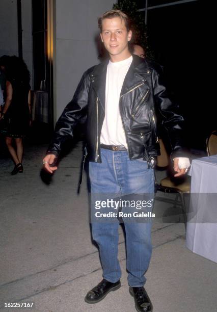 Actor Corin Nemec attends the NBC Television "Summer Blast" Party on July 19, 1990 at Century Plaza Hotel in Los Angeles, California.