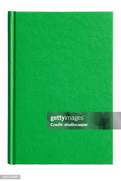 vuoto libro (con clipping path - libro rilegato foto e immagini stock