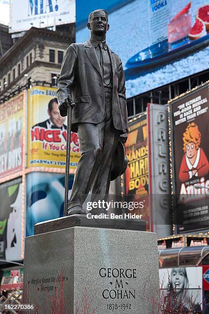 George M George M Cohan Statue Photos and Premium High Res Pictures - Getty Images