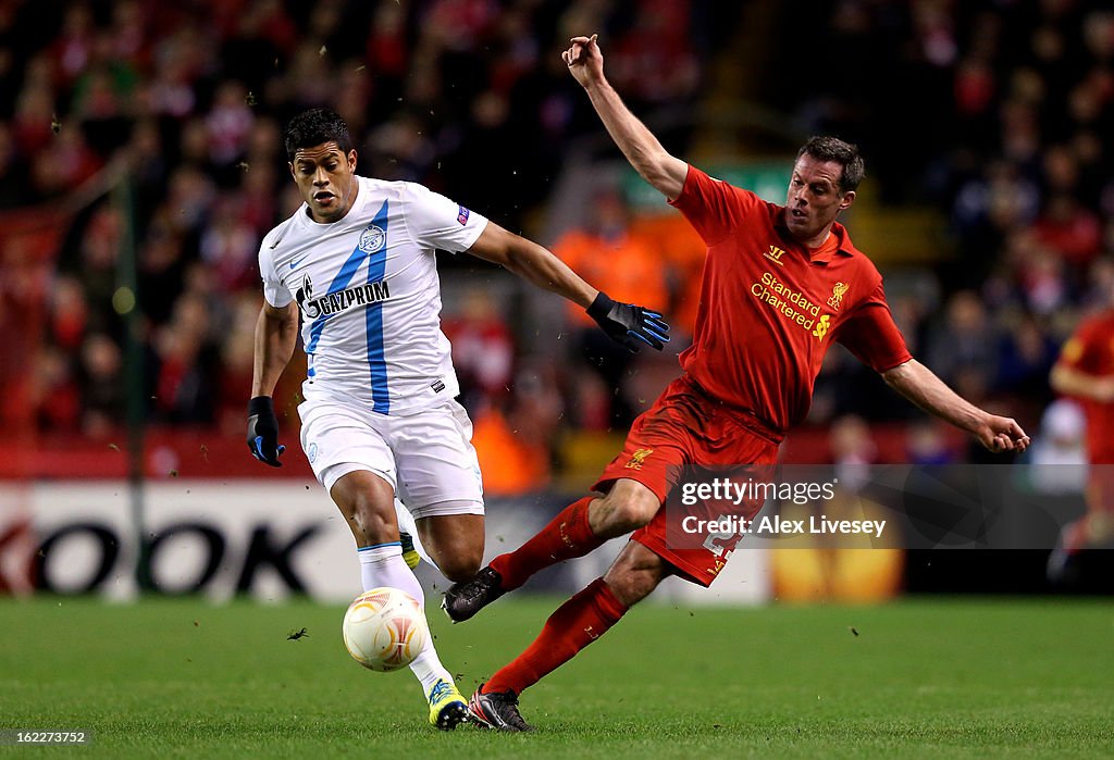 Liverpool FC v FC Zenit St Petersburg - UEFA Europa League Round of 32