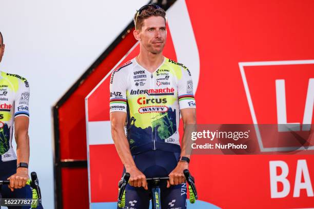 Rui Costa of Intermarche Circus Wanty during the La Vuelta 23 Team Presentation of the 78th Tour of Spain 2023. On August 24, 2023 in Barcelona,...